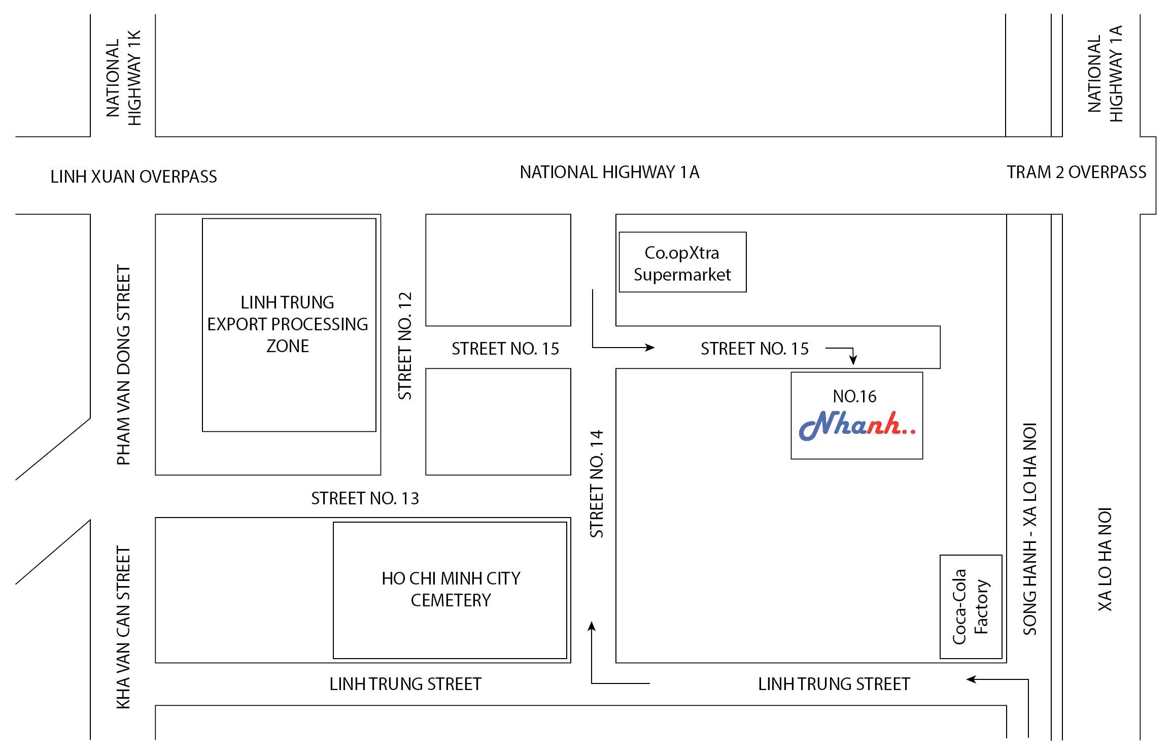 direction to company map